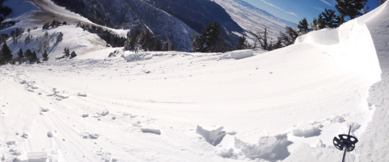 Skier triggered slide on Ross Peak