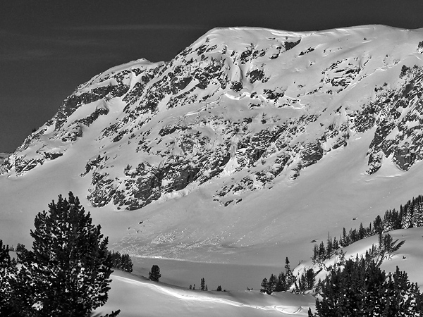 Natural Avalanche Cooke City - 1/16/14