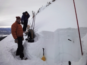 Saddle Peak Snowpit